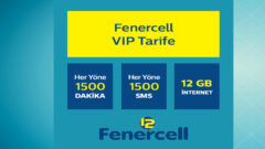 Türk Telekom Fenercell VIP Tarife – 12 GB internet