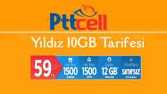 Pttcell Yıldız 10 GB Tarifesi – 2 GB Hediye internet