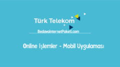 Türk Telekom Online İşlemler – Mobil Uygulaması