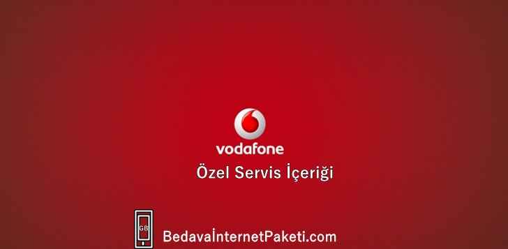 Vodafone Ozel Servisler Nedir Abonelik Nasil Iptal Edilir Bedava Internet Paketi