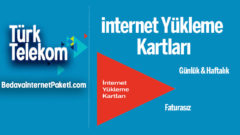 Türk Telekom ​internet Paketi Yükleme Kartları