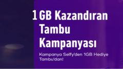 Selfy’nin Tambu 1 GB Bedava internet Kampanyası