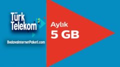 Türk Telekom Aylık Ek 5 GB internet Paketi