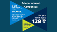 Ailece internet Türk Telekom Mobil 6 GB + 15 GB internet Kampanyası