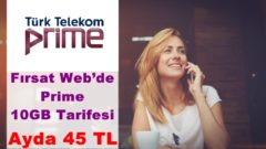 Türk Telekom 10 GB İnternet Paketi Fırsat Webde!
