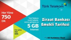 Türk Telekom Ziraat Bankası Emekli Tarifesi